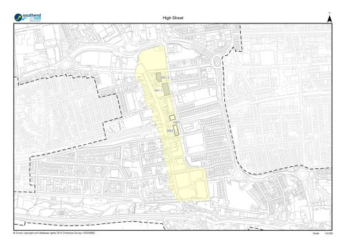 High Street - Policy Areas and Allocated Sites