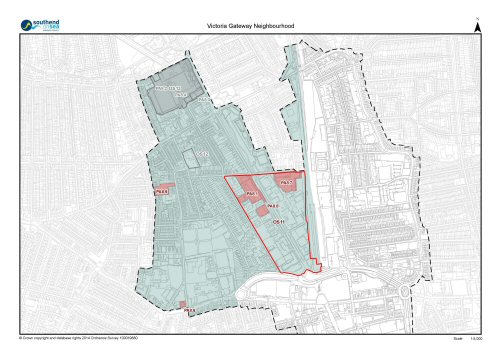 Victoria Gateway Neighbourhood - Policy Areas and Allocated Sites